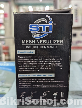 S T I Mesh nebulizer insruction manual 1 year warrnty